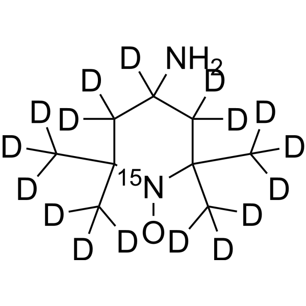 4-Amino-2,2,6,6-tetramethylpiperidine-1-oxyl-15N,d7 97461-87-5